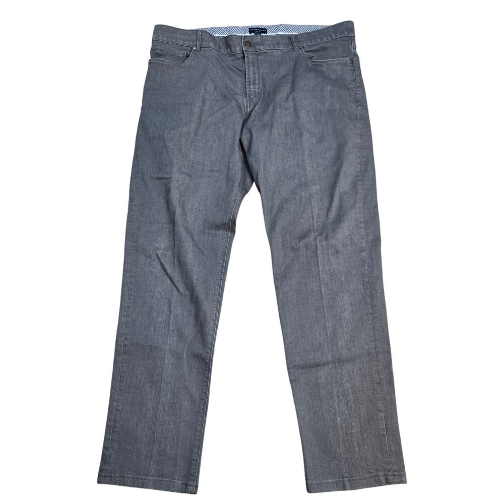 Peter Millar Grey Jeans Size 42 Cotton Blend